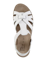 ELENA EDEN Sandale mit praktischen Elastik-Bandagen WEISS