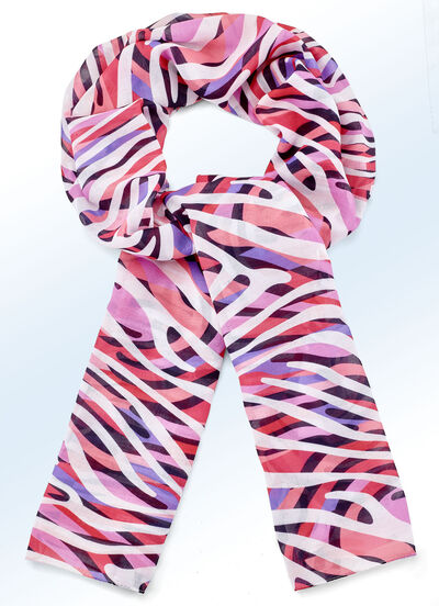 Schal mit Fantasiedessin 