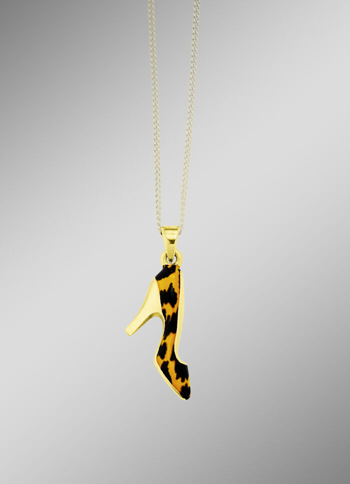 Schicker Pumps-Anhänger im Leoparden-Muster 