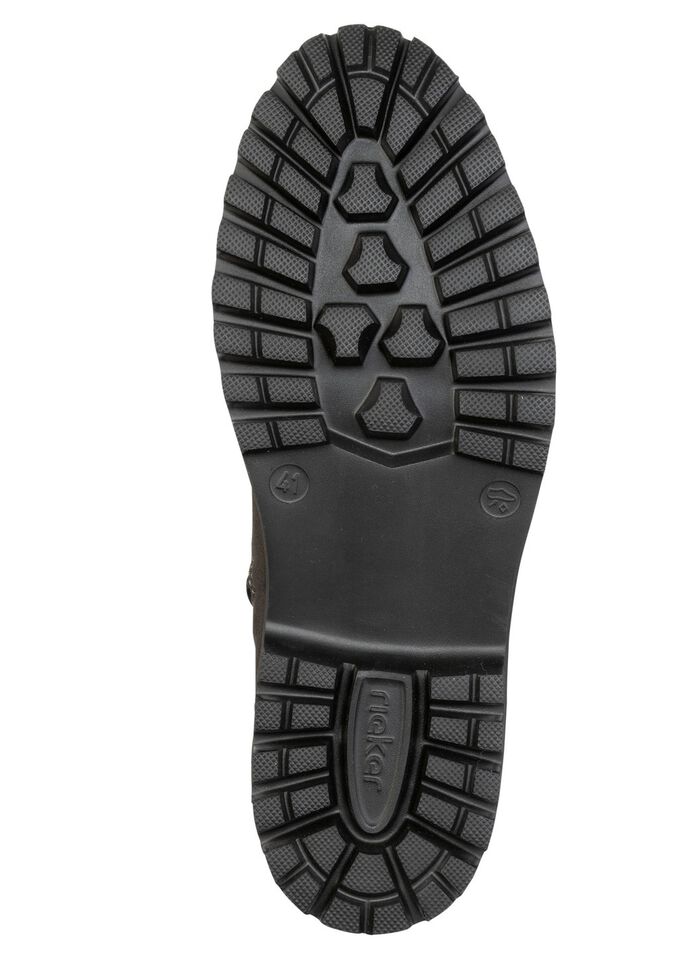 Rieker, gef&uuml;tterte Herren-Boots, Winterschuhe, Weite H, mit Rei&szlig;verschluss ANTHRAZIT