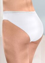 Viererpack Slips mit dekorativem Elastikbund 