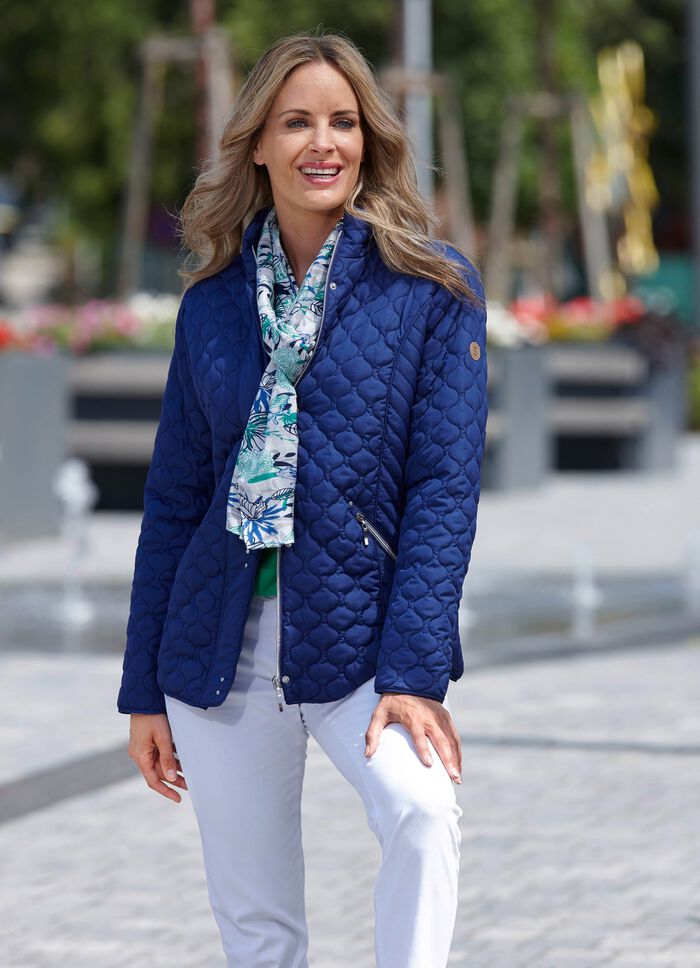 Funktionsjacke mit interessantem Stepp 