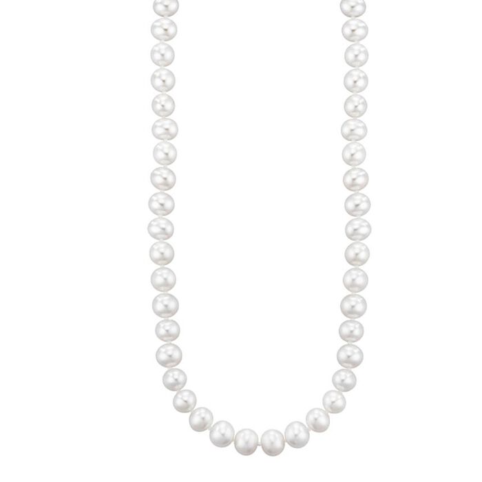 Halskette mit S&uuml;&szlig;wasser-Zuchtperlen 