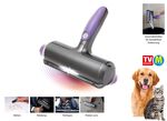 Batteriebetriebene Fussel- und Tierhaarrolle mit LED-Licht 