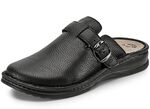 Mubb, bequeme Herren-Clogs, Weite H, mit herausnehmbarem Fu&szlig;bett SCHWARZ