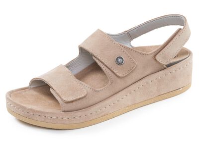 Mubb, bequeme Damen-Sandalen, Weite H, mit herausnehmbarem Fu&szlig;bett 
