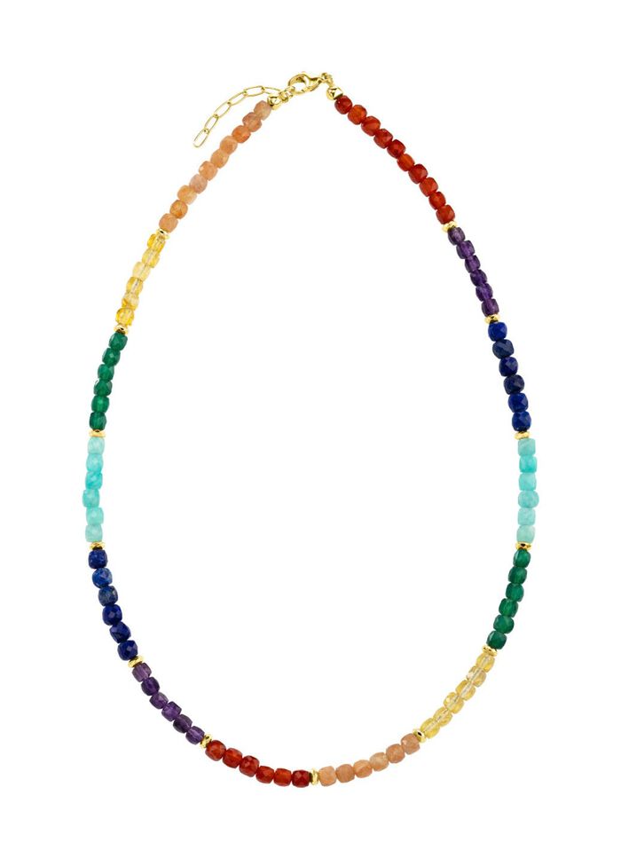 Funkelnde Garnitur mit Edelsteinen 