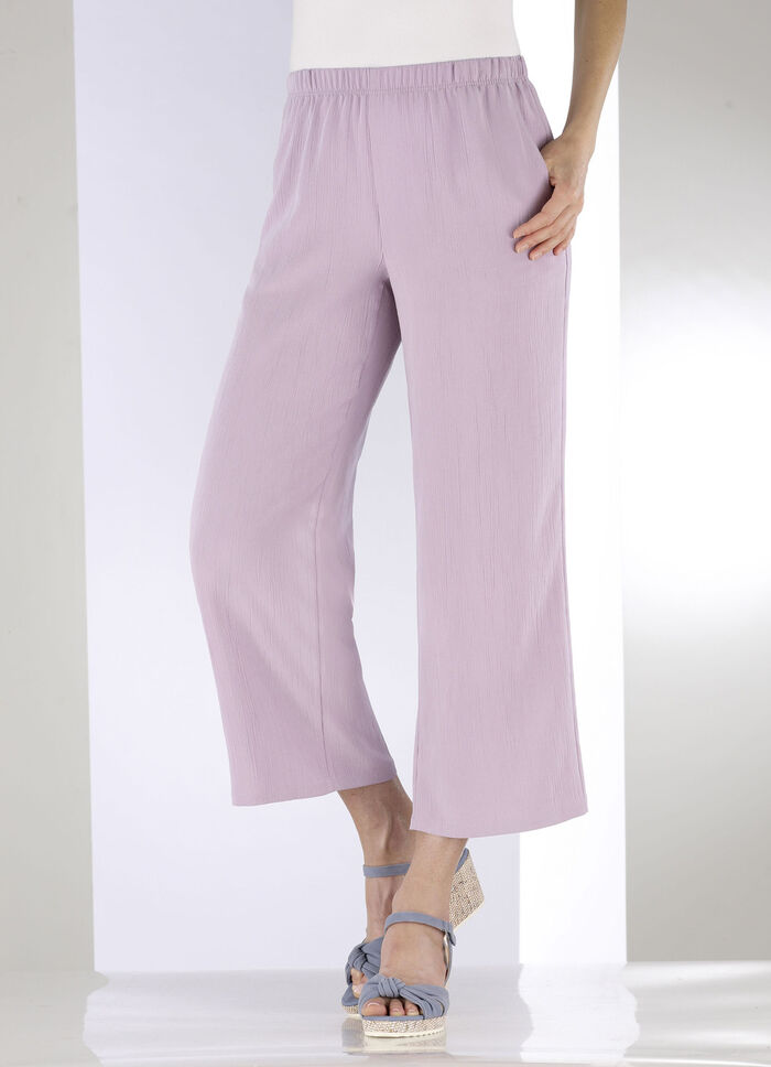7/8-Hose in bequemer Weite ROSÉ