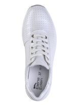 ELENA EDEN Sneaker mit Zierperforation PERLWEISS