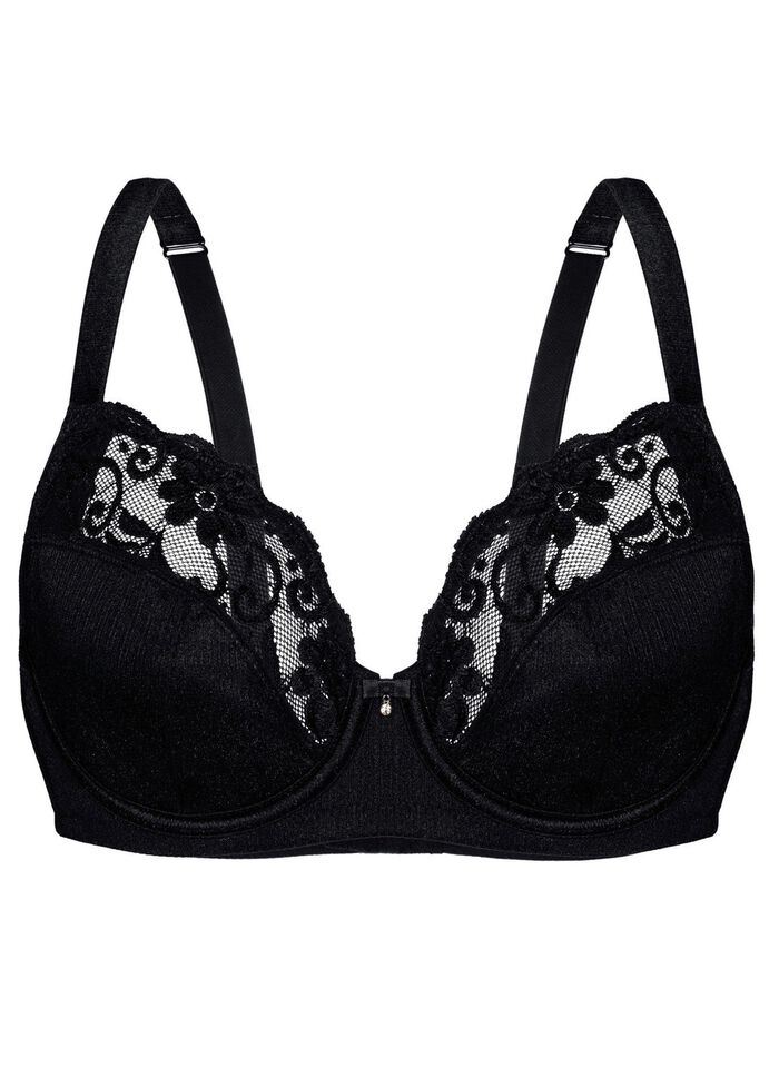 Sassa B&uuml;gel-BH mit elastischer Spitze SCHWARZ