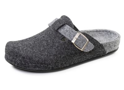 Klassische Herren-Hausschuhe, aus Wollfilz 