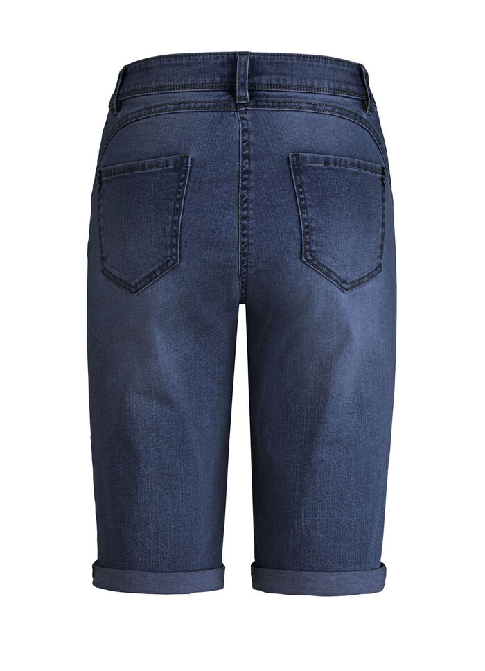 Bermudas mit Push-up-Effekt DUNKELBLAU