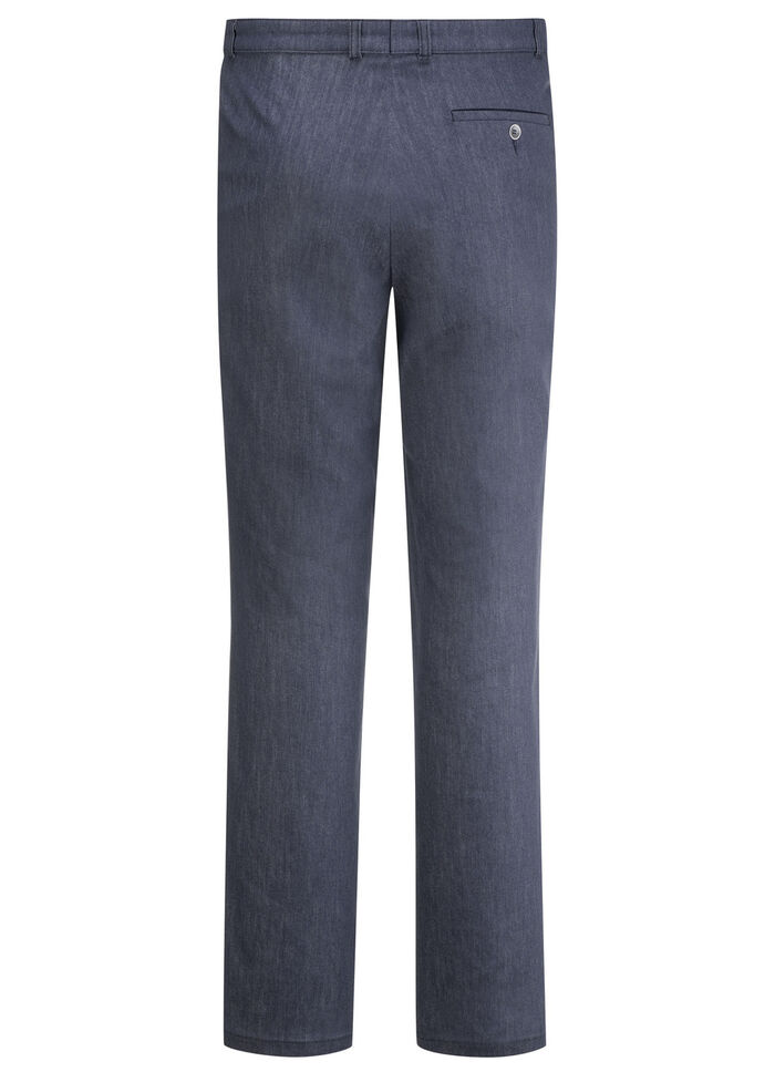 "Klaus Modelle"-Edeljeans mit Bundfalten in 2 Farben BLAU