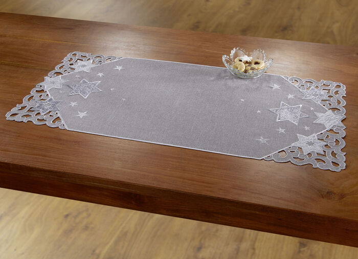 Tisch- und Raumdekoration HELLGRAU