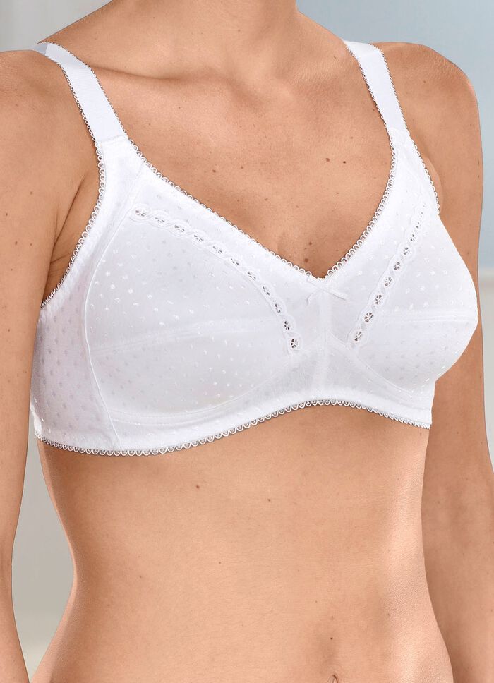 Naturana BH mit Jacquard-Dessin 