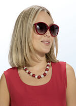 Rot-weiße Kugelkette