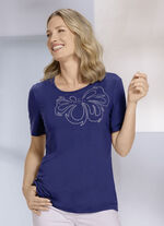 Shirt mit Strasszier 