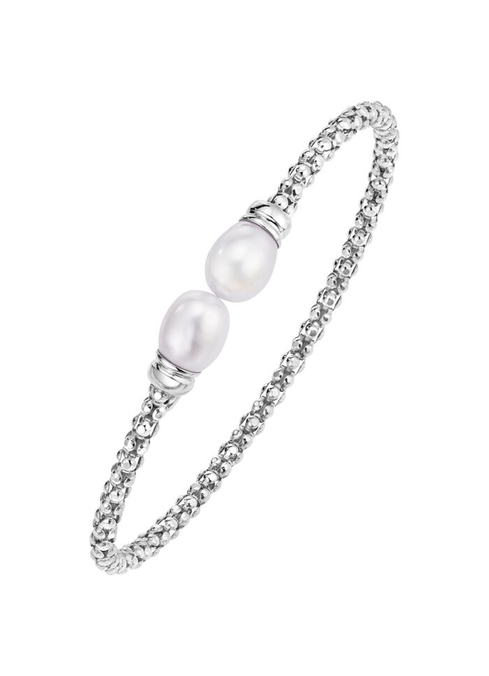 Elastischer Armreif aus Silber 