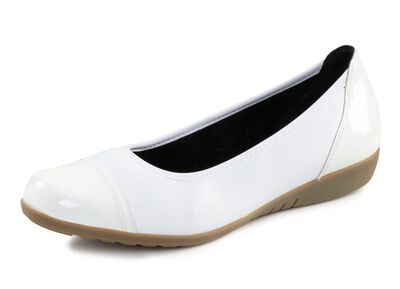 ELENA EDEN, klassische Damen-Ballerinas, Weite G, mit herausnehmbarem Fu&szlig;bett 