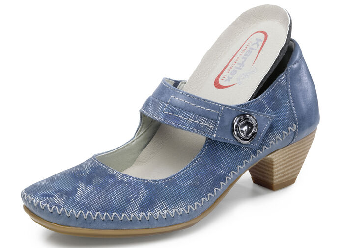 ELENA EDEN, schicke Damen-Pumps, Weite G, mit herausnehmbarem Fußbett JEANS