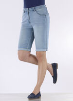 Bermudas mit Push-up-Effekt HELLBLAU