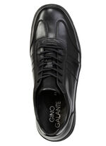 GINO GALANTE, schicke Herren-Schn&uuml;rschuhe, mit herausnehmbarem Fu&szlig;bett SCHWARZ