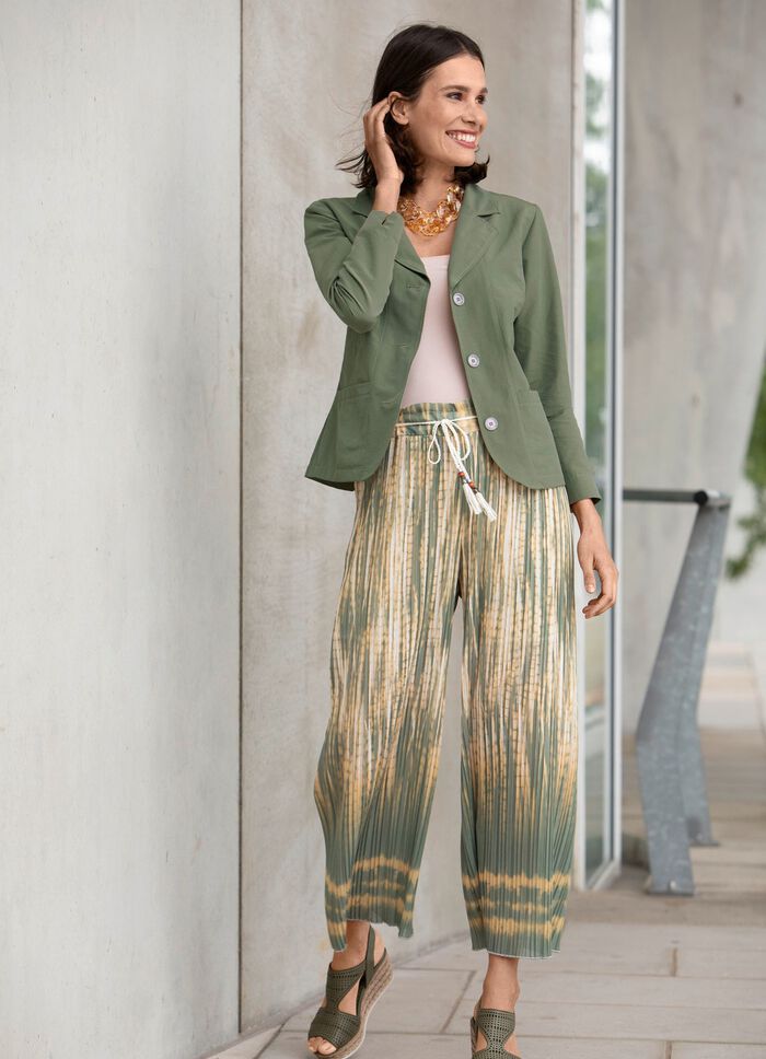 Blusenjacke  mit Schulterpolster OLIV