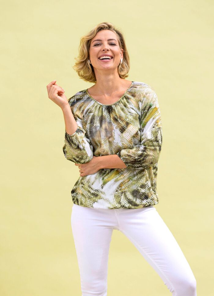 Tunika mit dekorativer F&auml;ltelung 