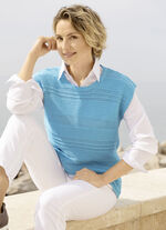 Pullunder in Mustermix TÜRKIS