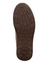 Schn&uuml;r-Boots aus schattiertem Rind-Nappaleder BRAUN