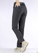 Hose mit sportivem Chic DUNKELGRAU MEL.