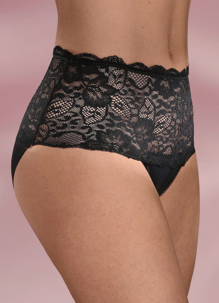 Dreierpack Slips mit Elastikspitze 