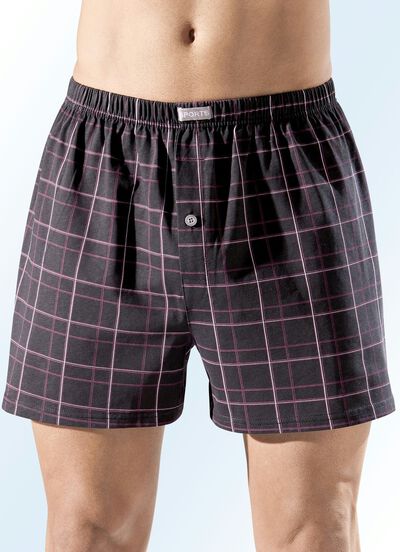 Mehrfachpack Boxershorts mit kn&ouml;pfbarem Eingriff, bunt 