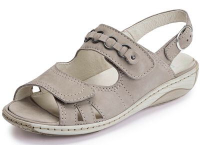 Waldl&auml;ufer, bequeme Damen-Sandalen, Weite G, mit herausnehmbarem Fu&szlig;bett 