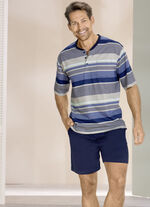 Shorty mit Knopfleiste und Seitentaschen 