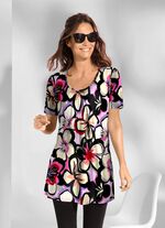 Longshirt mit dezenter F&auml;ltelung 