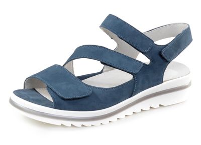 Waldl&auml;ufer, bequeme Damen-Sandalen, Weite H, mit herausnehmbarem Fu&szlig;bett 