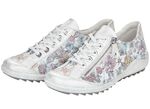 Remonte, elegante Damen-Sneaker, Weite G, mit Rei&szlig;verschluss SILBER-BUNT