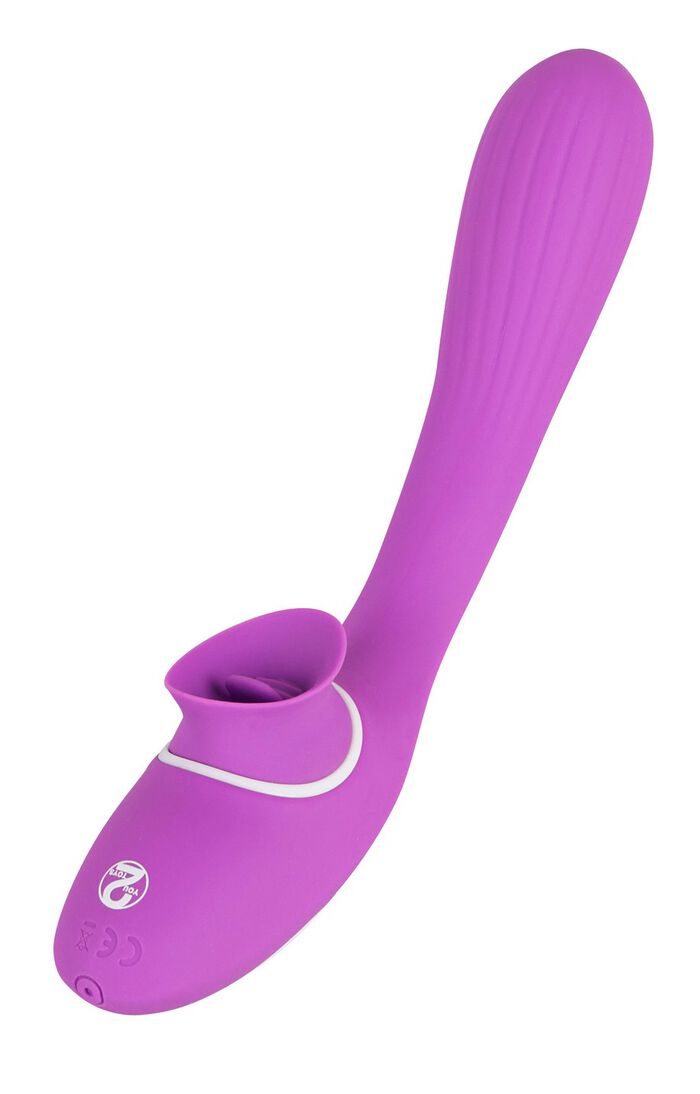 Rabbitvibrator mit Leckfunktion  