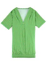 Shirt mit r&uuml;ckw&auml;rtiger Smokverarbeitung in 2 Farben 