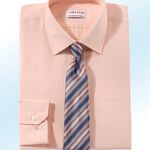 "Milano Italy"-Hemd mit Brusttasche in 5 Farben APRICOT