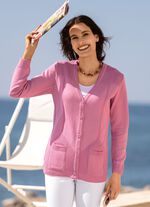 Strickjacke mit streckender Struktur ROSA