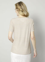 Shirt mit allover Ringel-Dessin