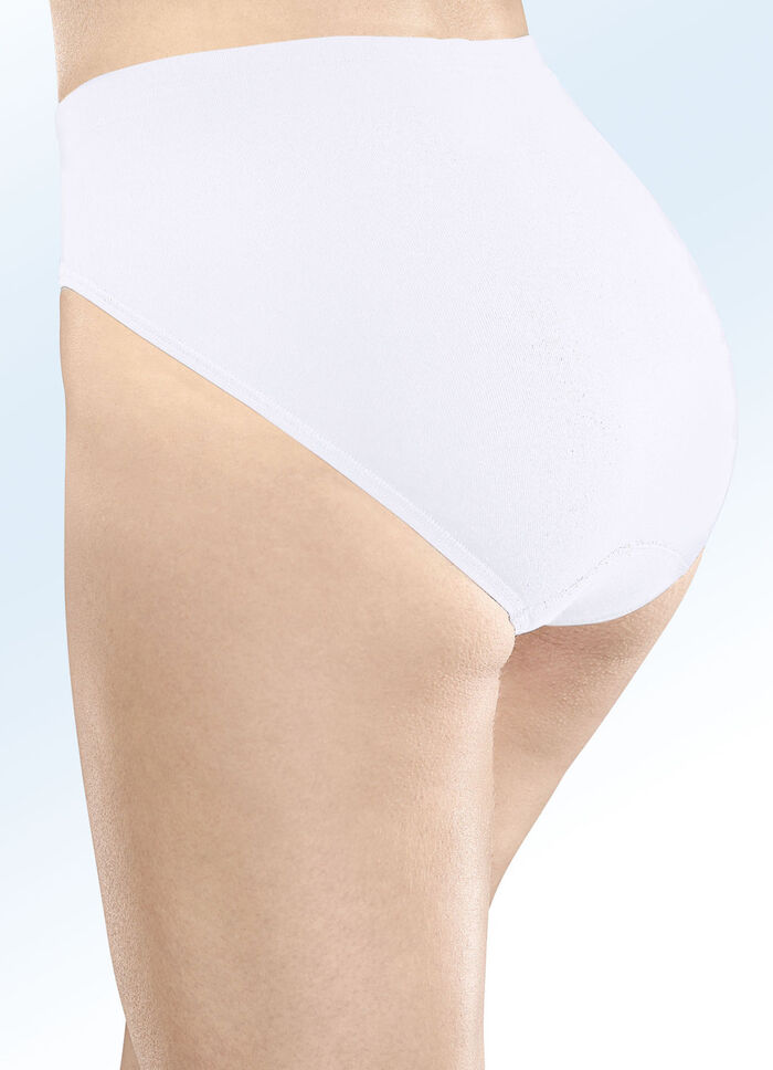 Speidel Dreierpack Slips aus reiner BIO-Baumwolle WEISS
