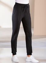 Freizeithose mit Biesennaht SCHWARZ