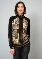 Shirtjacke mit durchgehendem Rei&szlig;verschluss 