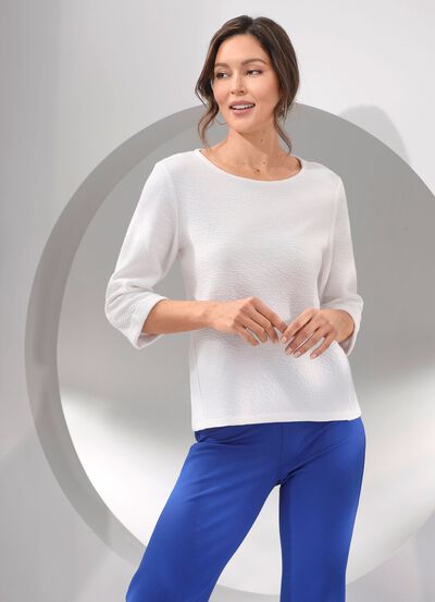 Shirt-Tunika mit raffinierten N&auml;hten 