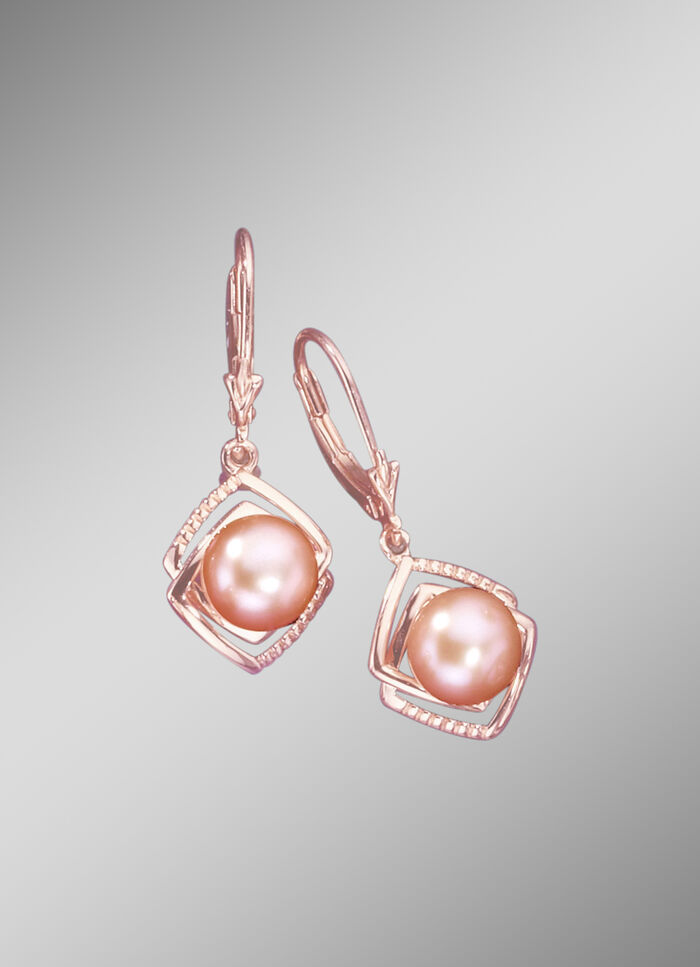 Ohrringe mit Süßwasser-Zuchtperle 