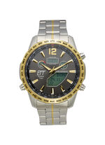 Funk-Solar-Herrenuhr mit Edelstahlbandgehäuse 