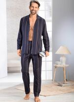 Schlafanzug mit durchgekn&ouml;pftem Oberteil 